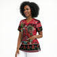 Afro-Trinidadian and Tobagonian Christmas Scrub Top This Scarlet Ibis Needs A Beach Retreat