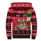 Afro-Trinidadian and Tobagonian Christmas Sherpa Hoodie This Scarlet Ibis Needs A Beach Retreat