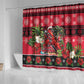 Afro-Trinidadian and Tobagonian Christmas Shower Curtain This Scarlet Ibis Needs A Beach Retreat