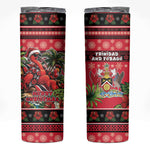 Afro-Trinidadian and Tobagonian Christmas Skinny Tumbler This Scarlet Ibis Needs A Beach Retreat
