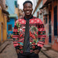 Afro-Trinidadian and Tobagonian Christmas Sleeve Zip Bomber Jacket This Scarlet Ibis Needs A Beach Retreat