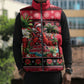Afro-Trinidadian and Tobagonian Christmas Sleeveless Puffer Jacket This Scarlet Ibis Needs A Beach Retreat