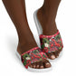 Afro-Trinidadian and Tobagonian Christmas Slide Sandals This Scarlet Ibis Needs A Beach Retreat