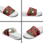 Afro-Trinidadian and Tobagonian Christmas Slide Sandals This Scarlet Ibis Needs A Beach Retreat