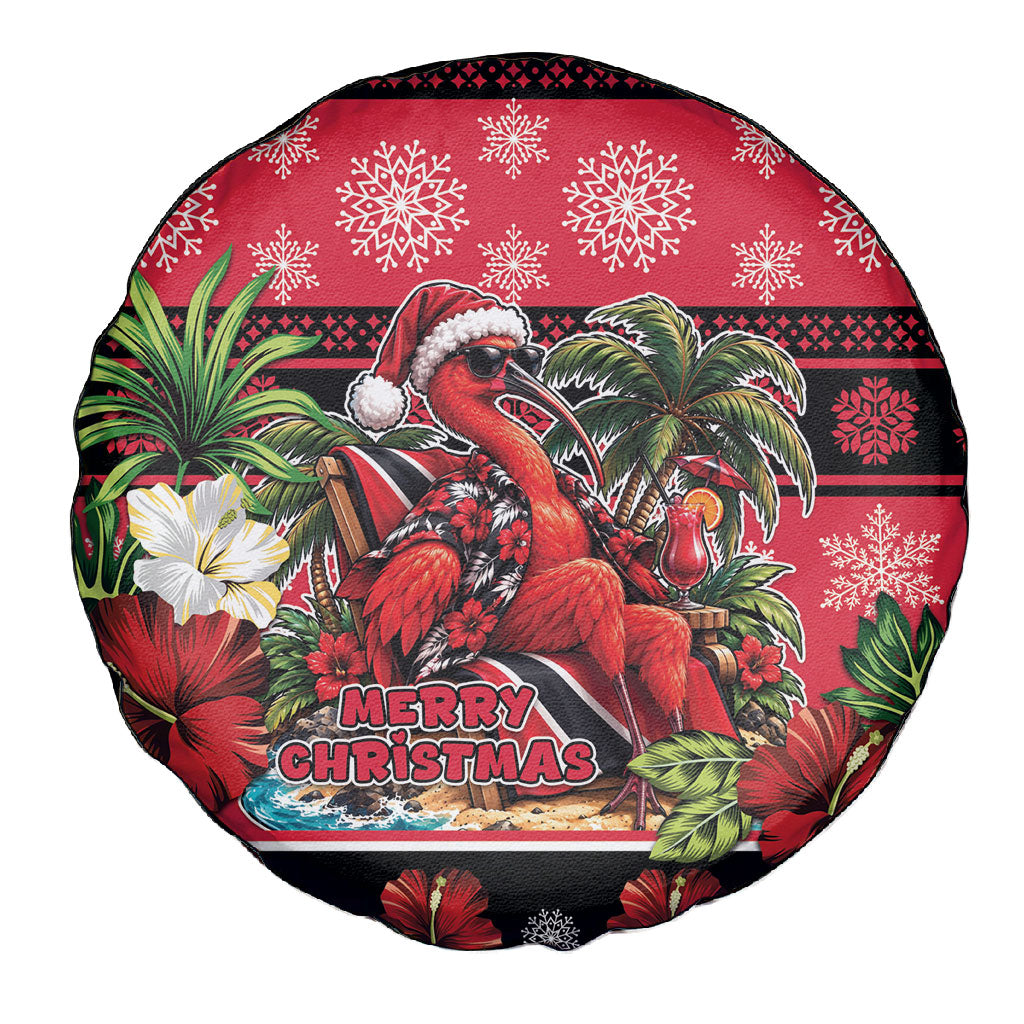 Afro-Trinidadian and Tobagonian Christmas Spare Tire Cover This Scarlet Ibis Needs A Beach Retreat