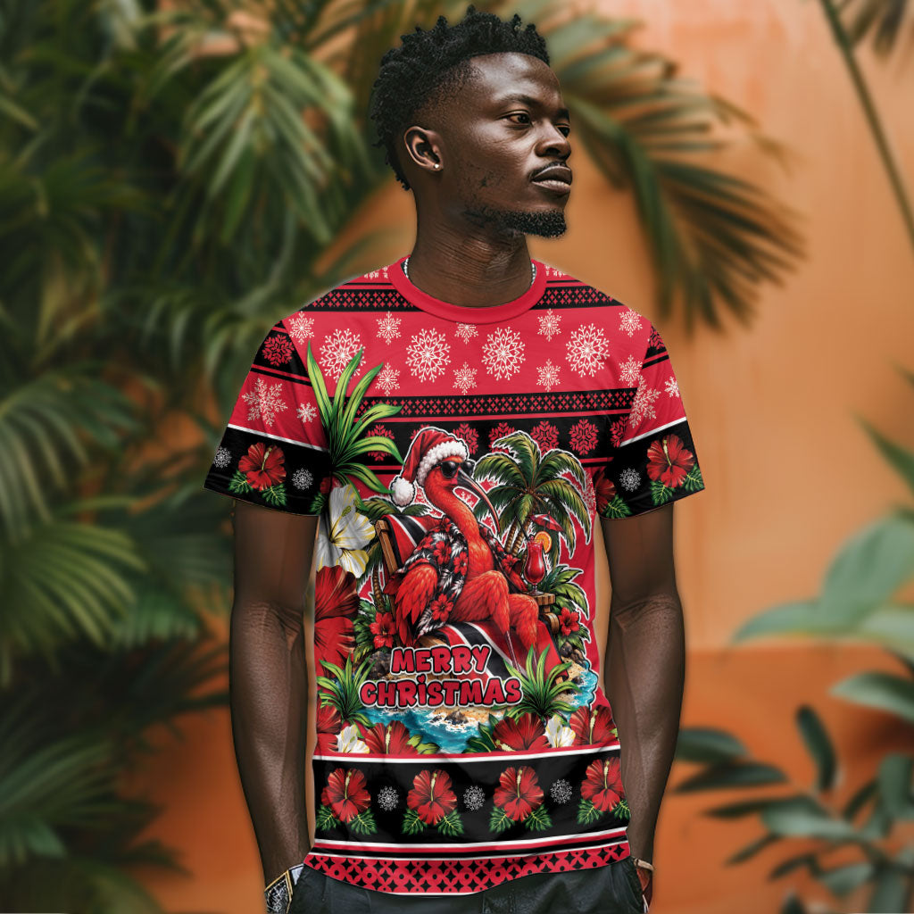 Afro-Trinidadian and Tobagonian Christmas T shirt This Scarlet Ibis Needs A Beach Retreat
