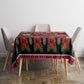 Afro-Trinidadian and Tobagonian Christmas Tablecloth This Scarlet Ibis Needs A Beach Retreat