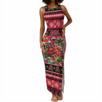 Afro-Trinidadian and Tobagonian Christmas Tank Maxi Dress This Scarlet Ibis Needs A Beach Retreat