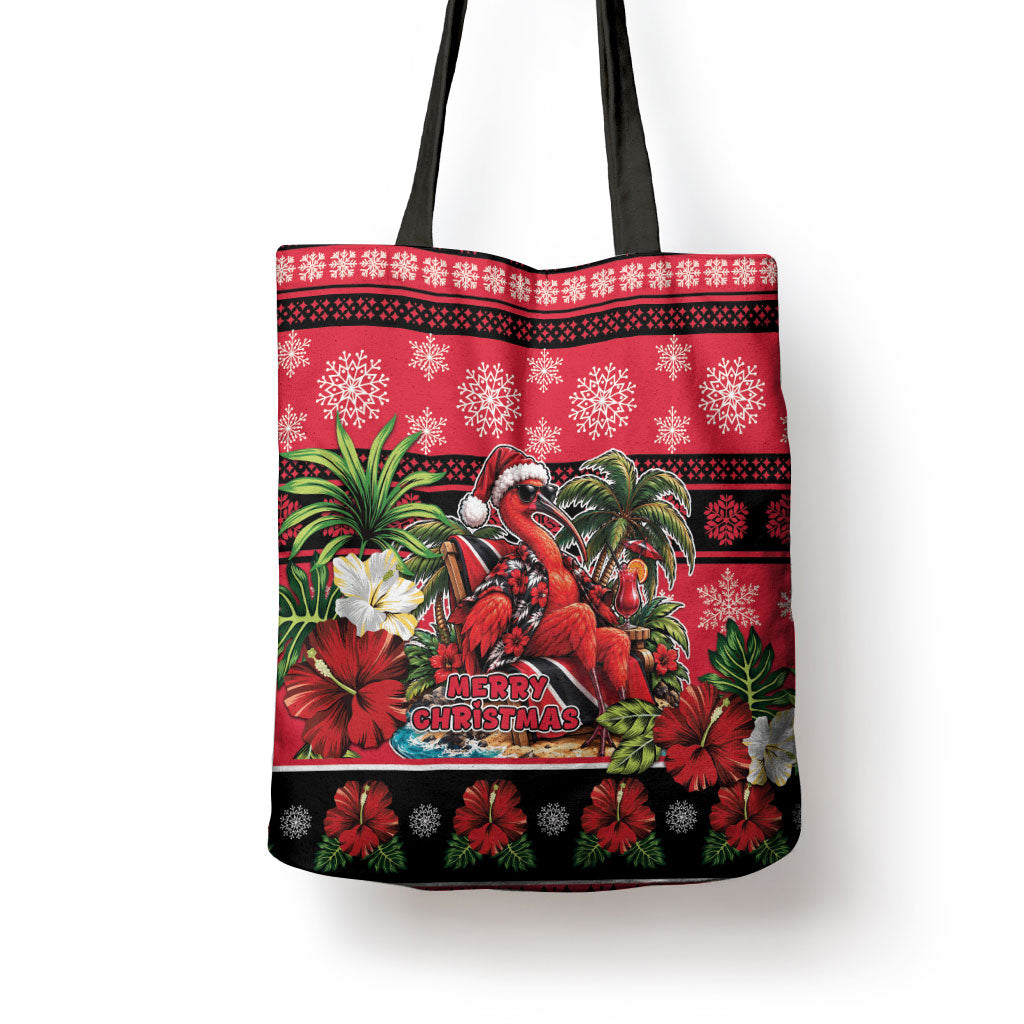 Afro-Trinidadian and Tobagonian Christmas Tote Bag This Scarlet Ibis Needs A Beach Retreat