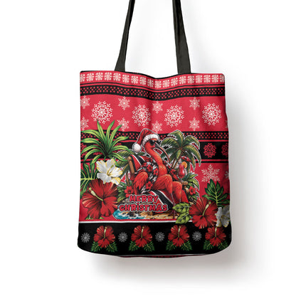 Afro-Trinidadian and Tobagonian Christmas Tote Bag This Scarlet Ibis Needs A Beach Retreat