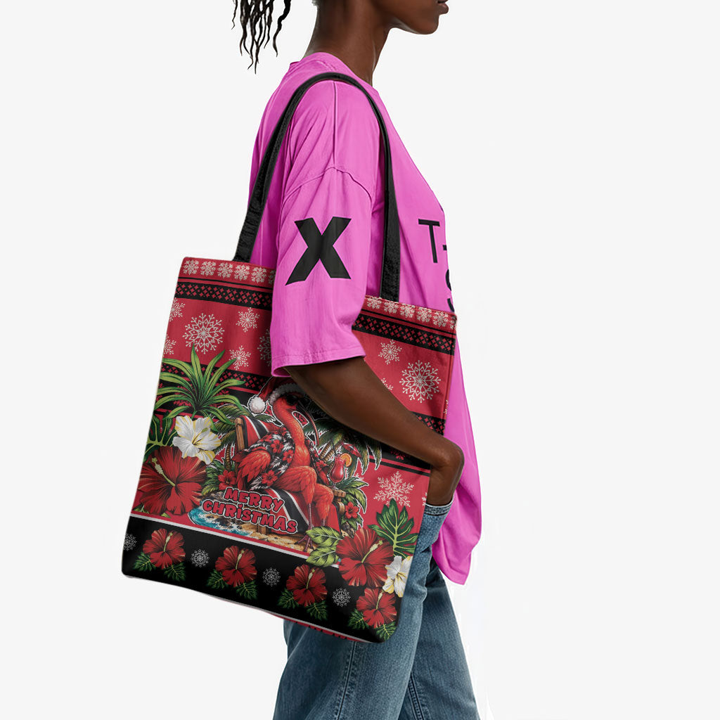 Afro-Trinidadian and Tobagonian Christmas Tote Bag This Scarlet Ibis Needs A Beach Retreat