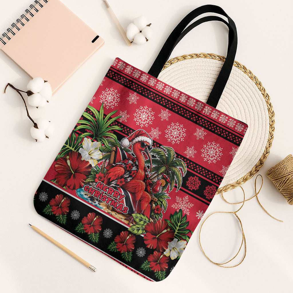 Afro-Trinidadian and Tobagonian Christmas Tote Bag This Scarlet Ibis Needs A Beach Retreat