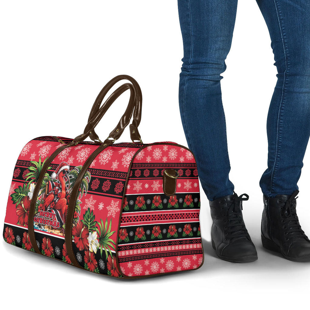 Afro-Trinidadian and Tobagonian Christmas Travel Bag This Scarlet Ibis Needs A Beach Retreat
