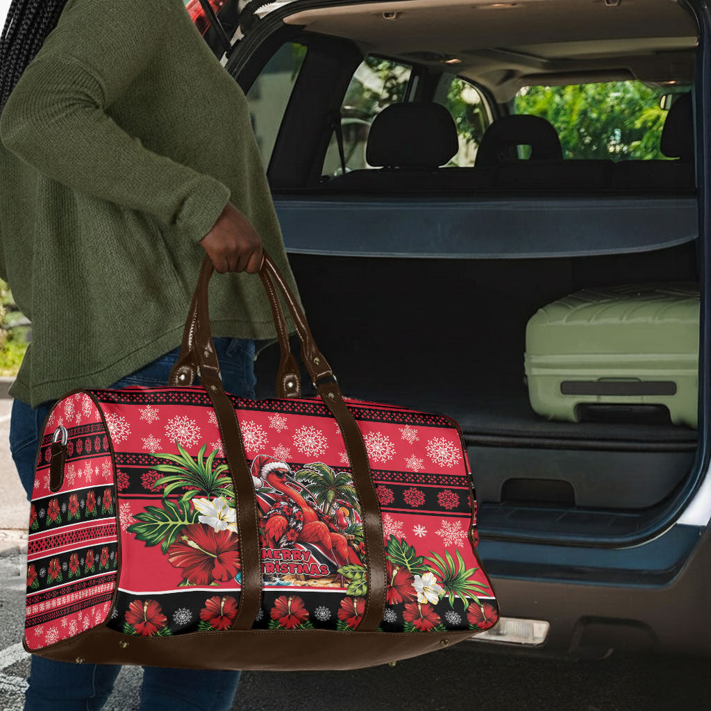 Afro-Trinidadian and Tobagonian Christmas Travel Bag This Scarlet Ibis Needs A Beach Retreat