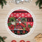 Afro-Trinidadian and Tobagonian Christmas Tree Skirt This Scarlet Ibis Needs A Beach Retreat