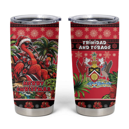 Afro-Trinidadian and Tobagonian Christmas Tumbler Cup This Scarlet Ibis Needs A Beach Retreat