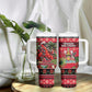 Afro-Trinidadian and Tobagonian Christmas Tumbler With Handle This Scarlet Ibis Needs A Beach Retreat