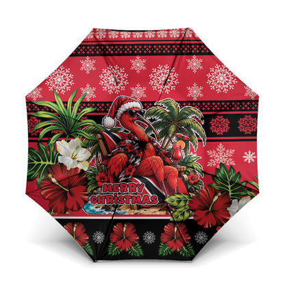 Afro-Trinidadian and Tobagonian Christmas Umbrella This Scarlet Ibis Needs A Beach Retreat