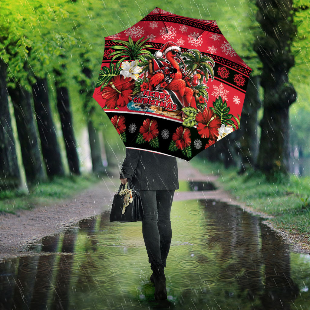 Afro-Trinidadian and Tobagonian Christmas Umbrella This Scarlet Ibis Needs A Beach Retreat