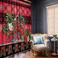 Afro-Trinidadian and Tobagonian Christmas Window Curtain This Scarlet Ibis Needs A Beach Retreat