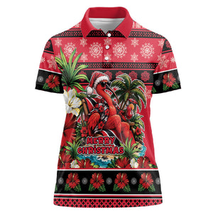 Afro-Trinidadian and Tobagonian Christmas Women Polo Shirt This Scarlet Ibis Needs A Beach Retreat