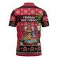 Afro-Trinidadian and Tobagonian Christmas Zipper Polo Shirt This Scarlet Ibis Needs A Beach Retreat