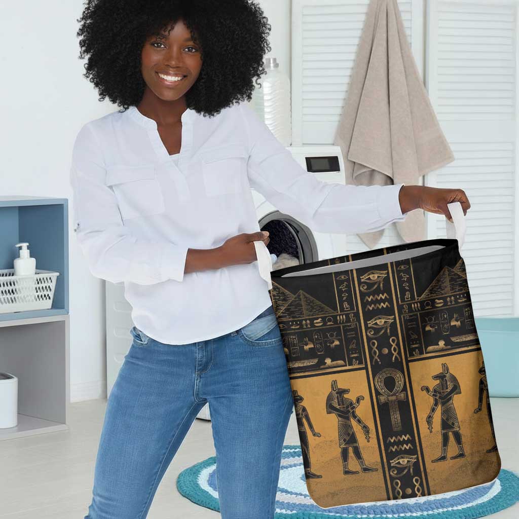 Egypt Laundry Basket Ancient Ankh Luxury - African Pride