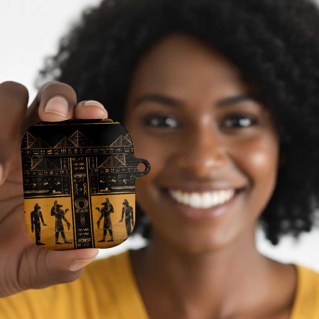 Egypt AirPods Case Ancient Ankh Luxury - African Pride