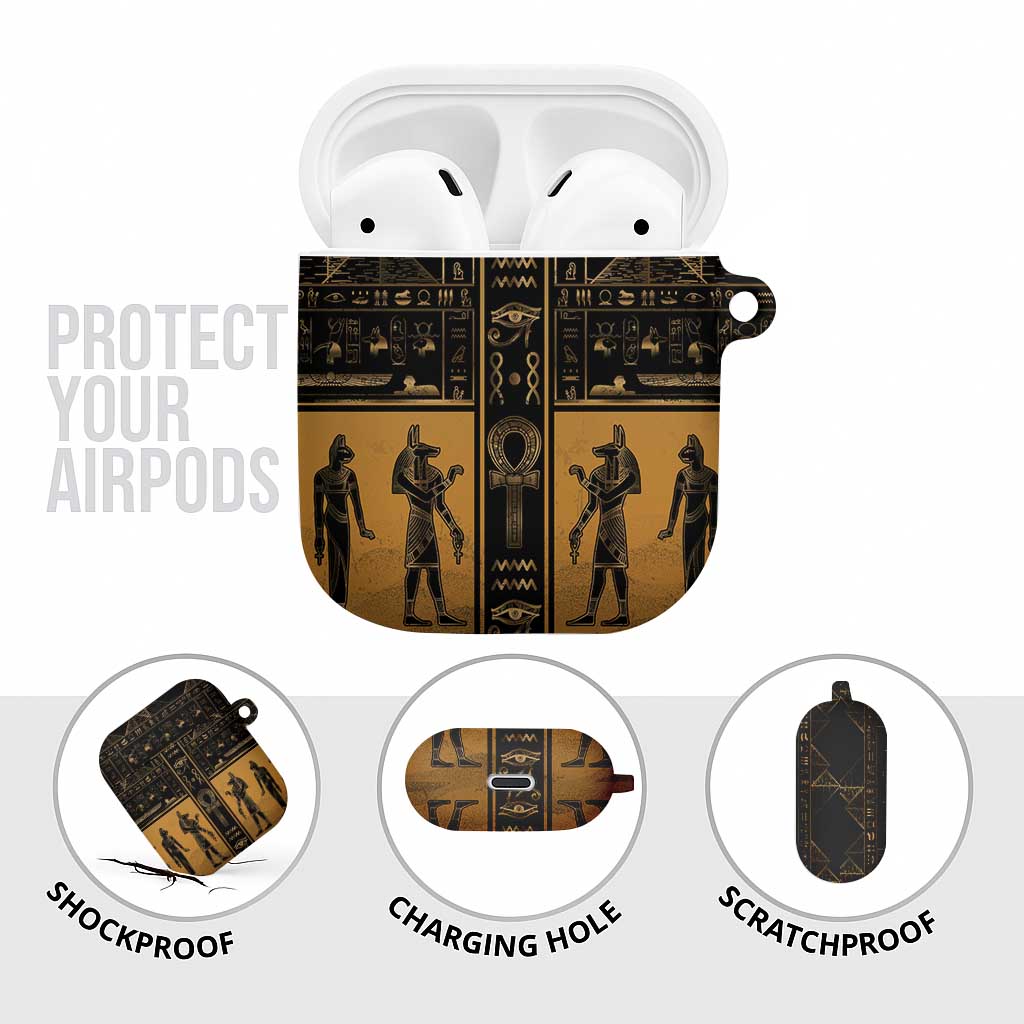 Egypt AirPods Case Ancient Ankh Luxury - African Pride