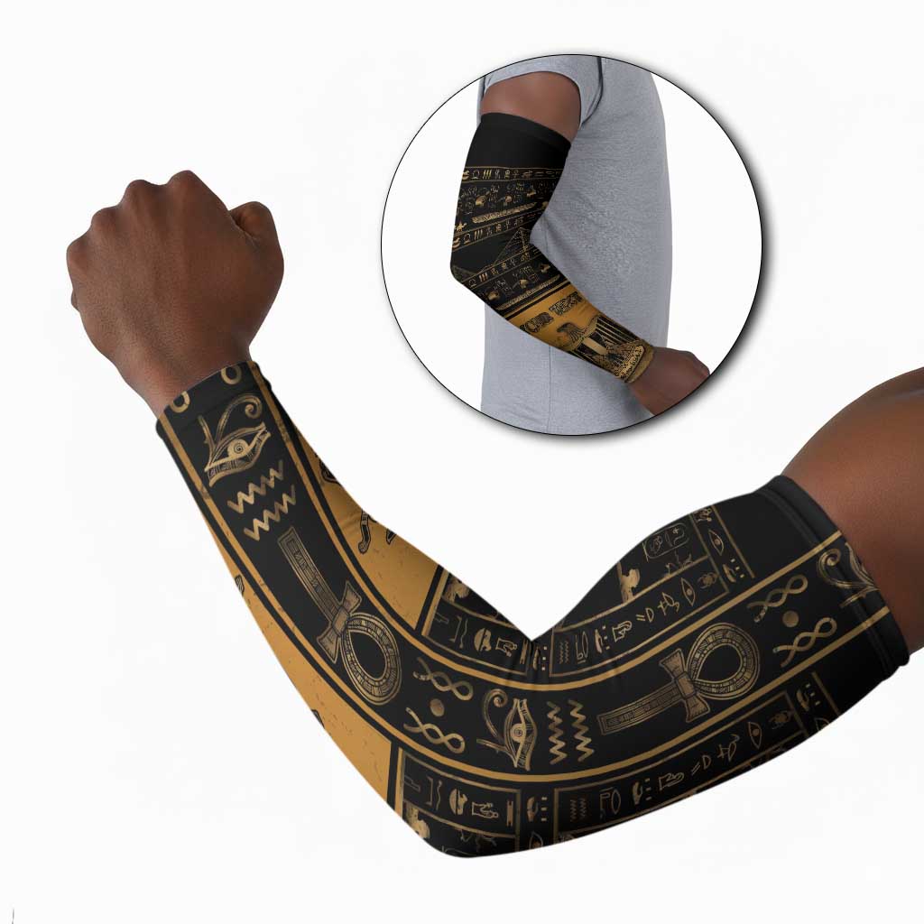 Personalized Egypt Arm Sleeves Ancient Ankh Luxury - African Pride