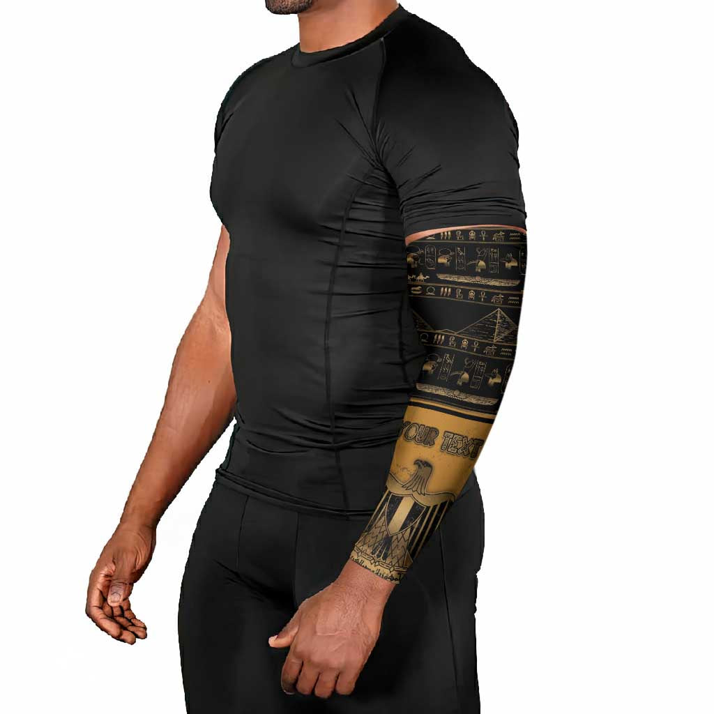 Personalized Egypt Arm Sleeves Ancient Ankh Luxury - African Pride