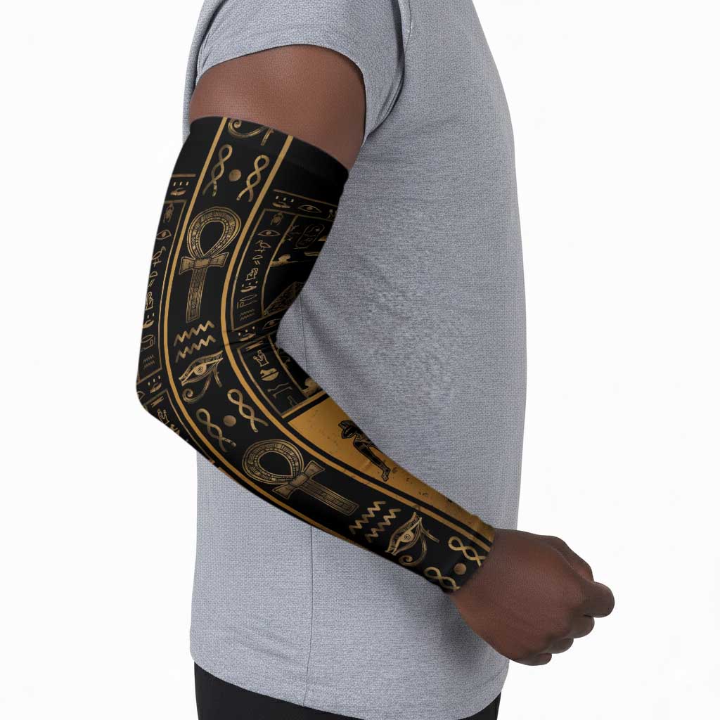 Personalized Egypt Arm Sleeves Ancient Ankh Luxury - African Pride