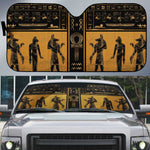 Egypt Auto Sun Shade Ancient Ankh Luxury - African Pride