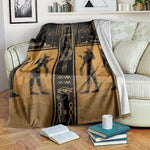 Egypt Blanket Ancient Ankh Luxury - African Pride