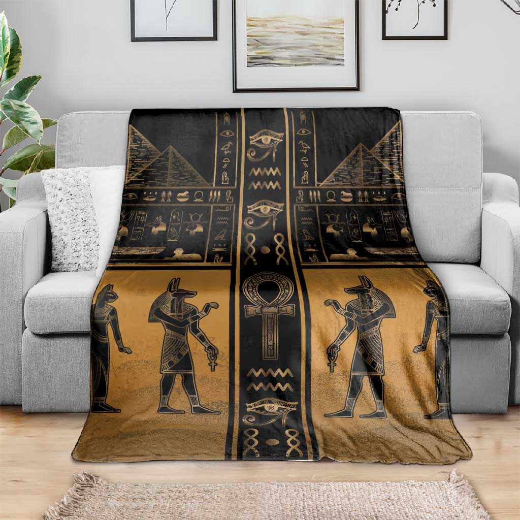 Egypt Blanket Ancient Ankh Luxury - African Pride