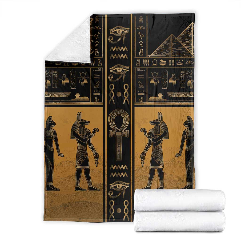 Egypt Blanket Ancient Ankh Luxury - African Pride