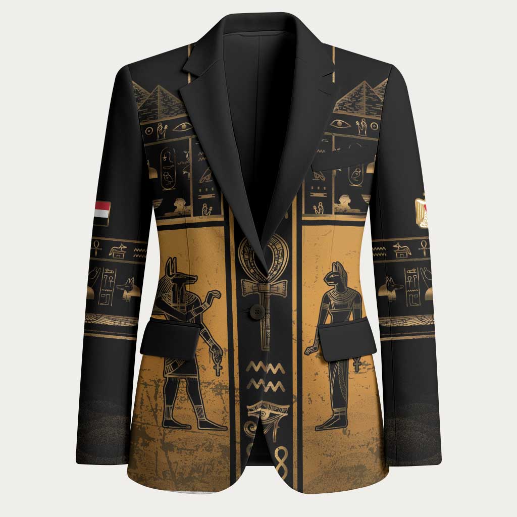 Personalized Egypt Blazer Ancient Ankh Luxury - African Pride