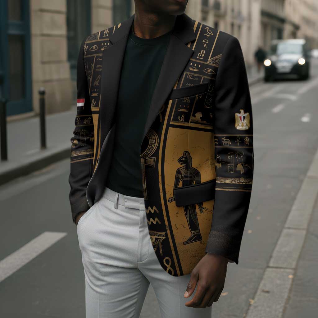 Personalized Egypt Blazer Ancient Ankh Luxury - African Pride