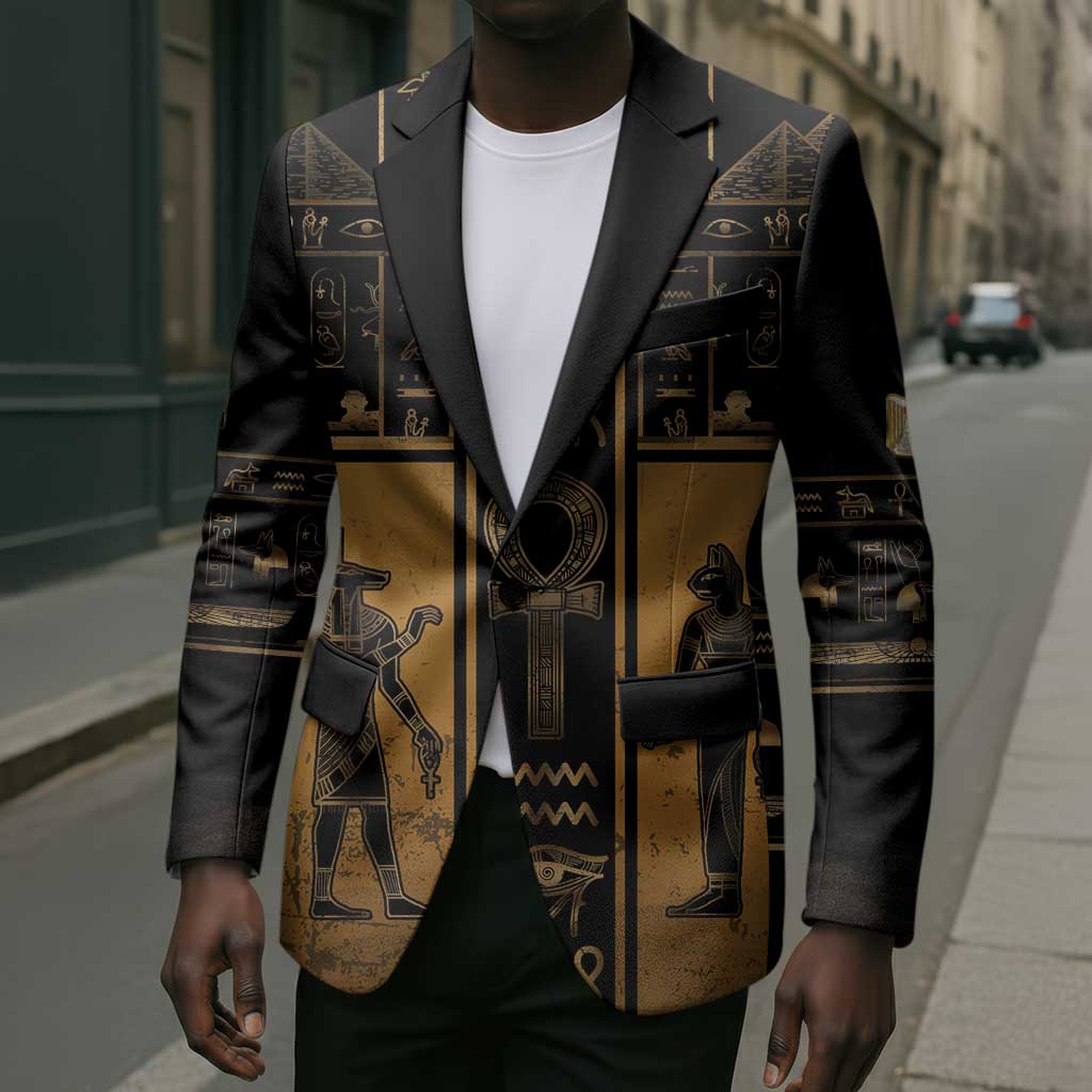 Personalized Egypt Blazer Ancient Ankh Luxury - African Pride