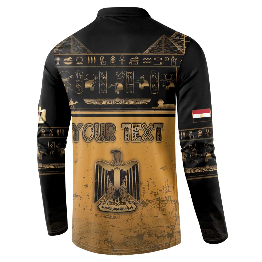 Personalized Egypt Button Sweatshirt Ancient Ankh Luxury