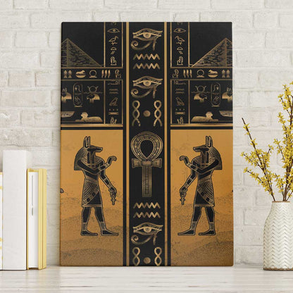 Egypt Canvas Wall Art Ancient Ankh Luxury - African Pride