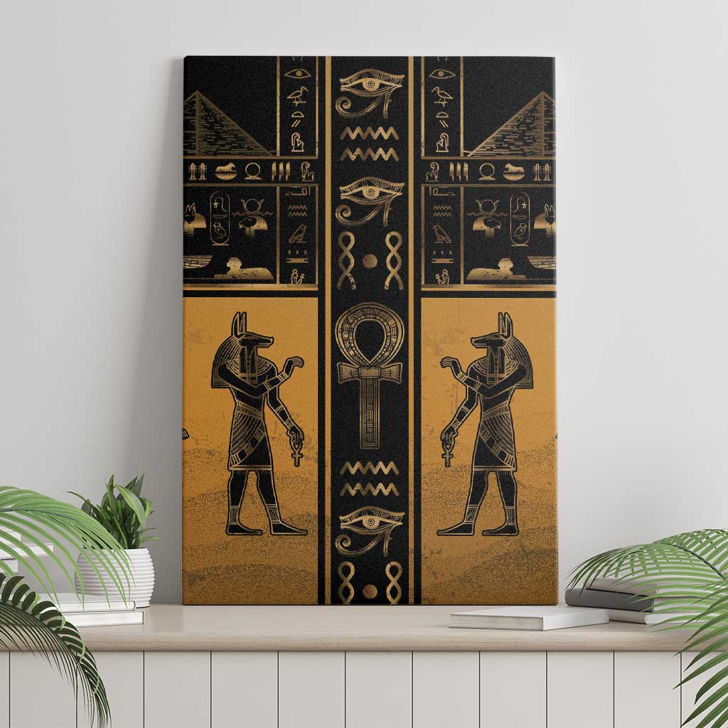 Egypt Canvas Wall Art Ancient Ankh Luxury - African Pride