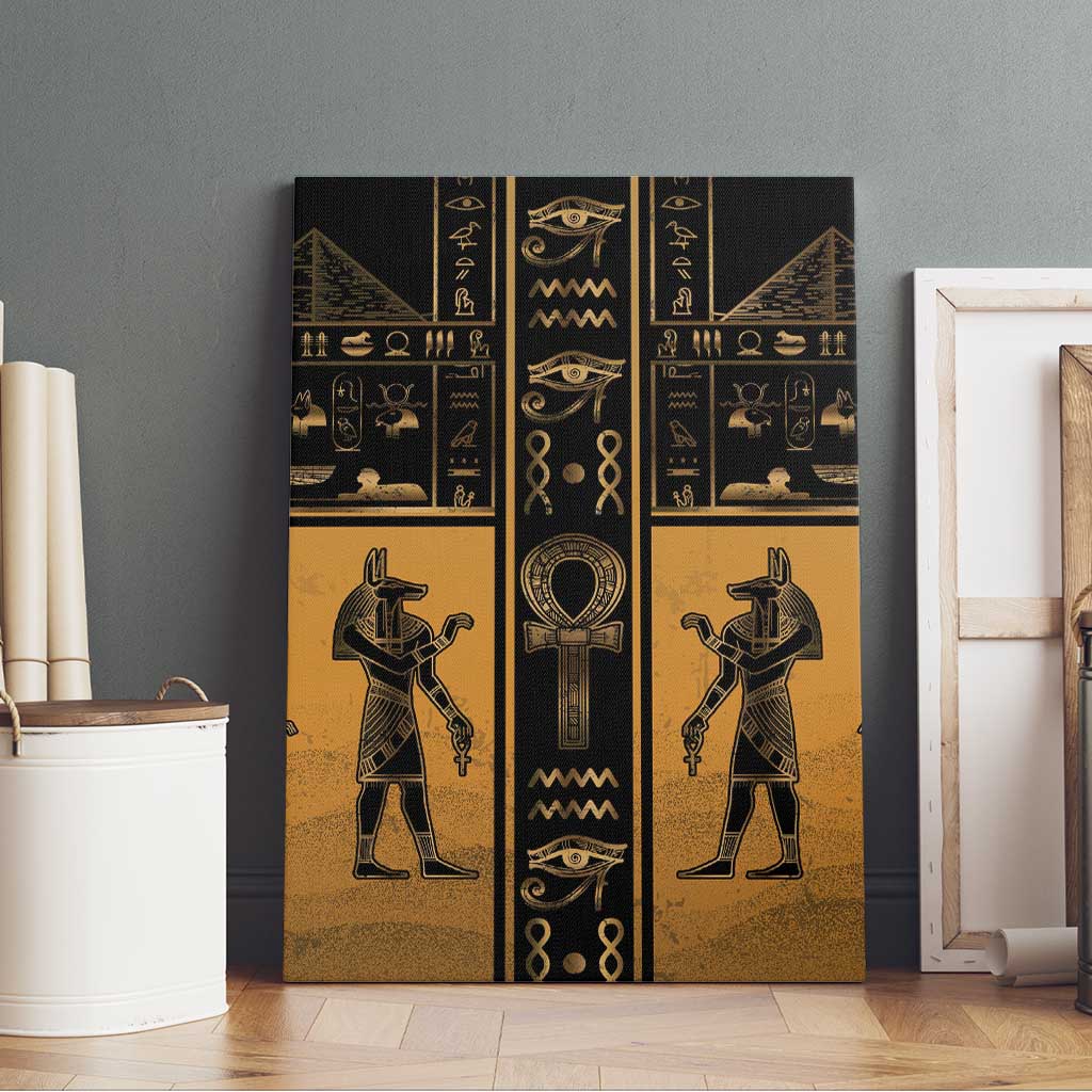 Egypt Canvas Wall Art Ancient Ankh Luxury - African Pride