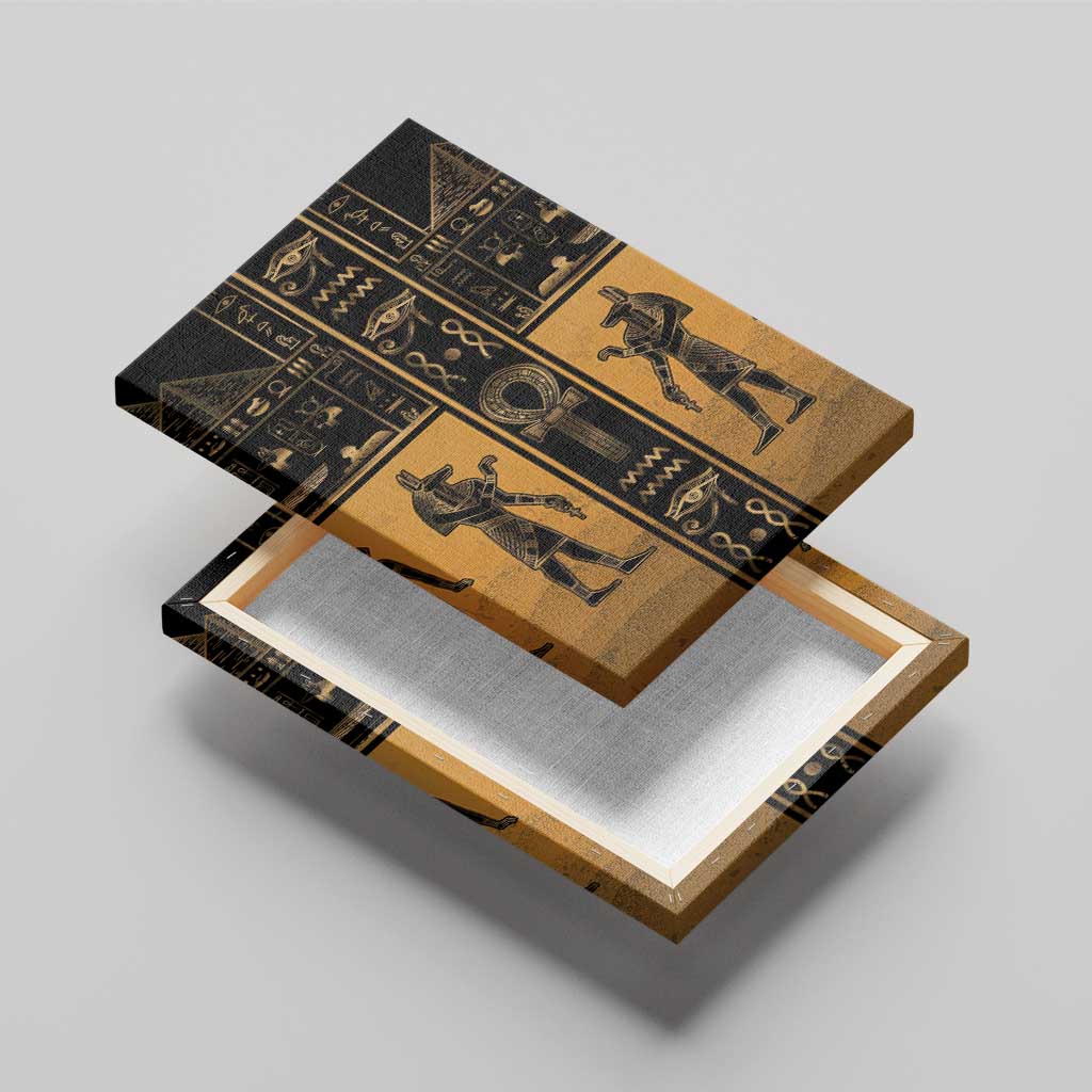 Egypt Canvas Wall Art Ancient Ankh Luxury - African Pride