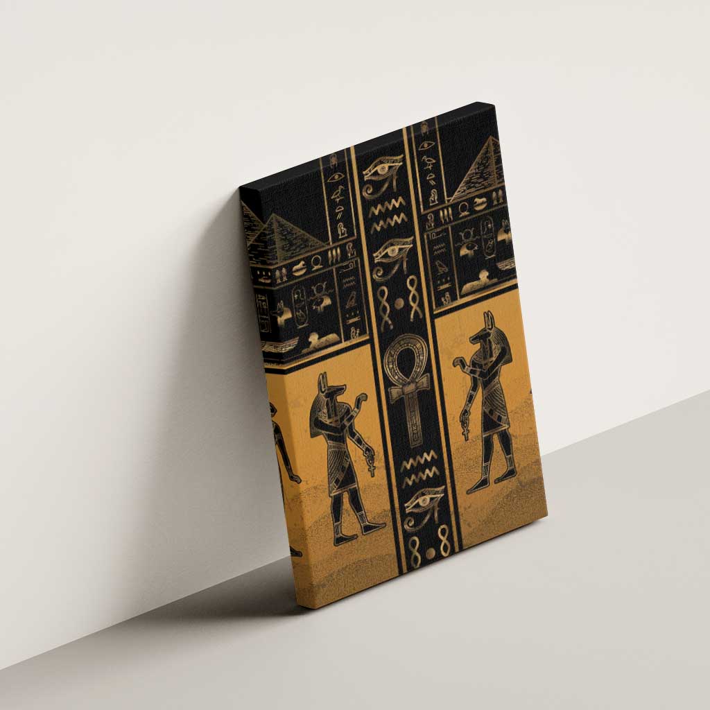 Egypt Canvas Wall Art Ancient Ankh Luxury - African Pride