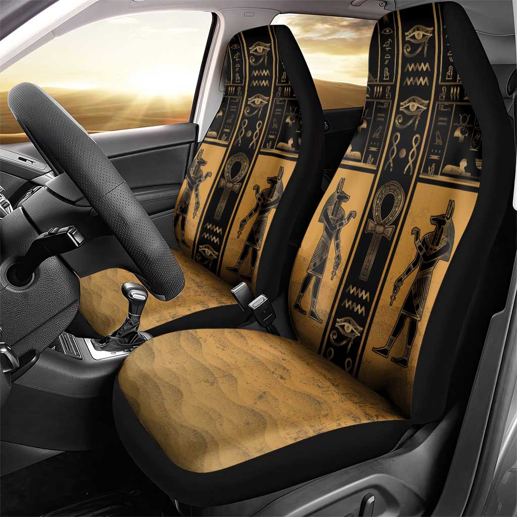 Egypt Car Seat Cover Ancient Ankh Luxury - African Pride