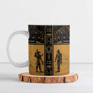 Personalized Egypt Ceramic Mug Ancient Ankh Luxury - African Pride