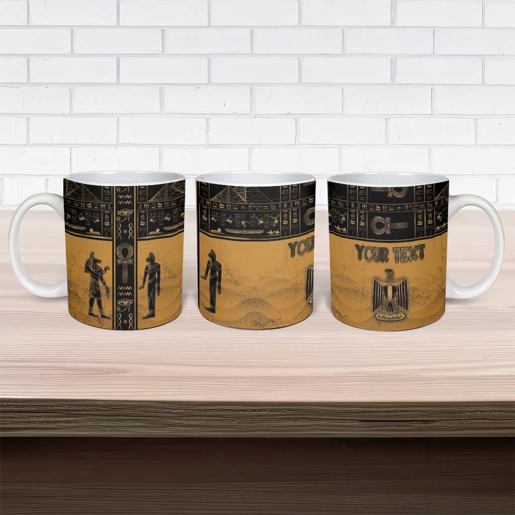 Personalized Egypt Ceramic Mug Ancient Ankh Luxury - African Pride