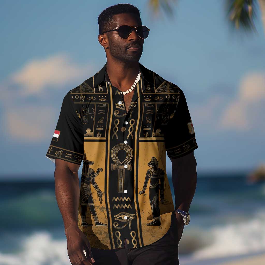 Personalized Egypt Hawaiian Shirt Ancient Ankh Luxury - African Pride
