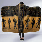 Egypt Hooded Blanket Ancient Ankh Luxury - African Pride